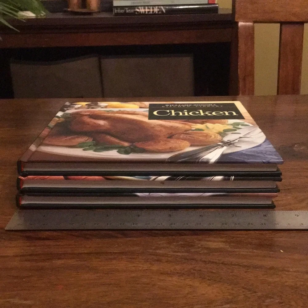 Williams Sonoma Kitchen Library Cookbook Trio Set of 3 - Beef Potatoes Fish